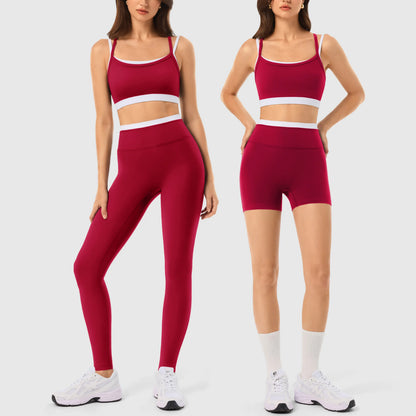 Elevate Your Workout with the INNO MINT Women's 2-Piece Matching Set: Seamless Yoga Leggings & Padded Sports Bra for Ultimate Comfort and Style