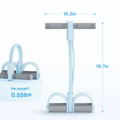 Transform Your Home Workouts with the Merach Multifunction Pedal Resistance Band - Achieve Full-Body Fitness Anytime!