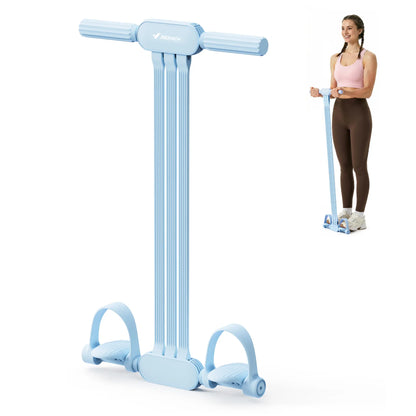 Transform Your Home Workouts with the Merach Multifunction Pedal Resistance Band - Achieve Full-Body Fitness Anytime!