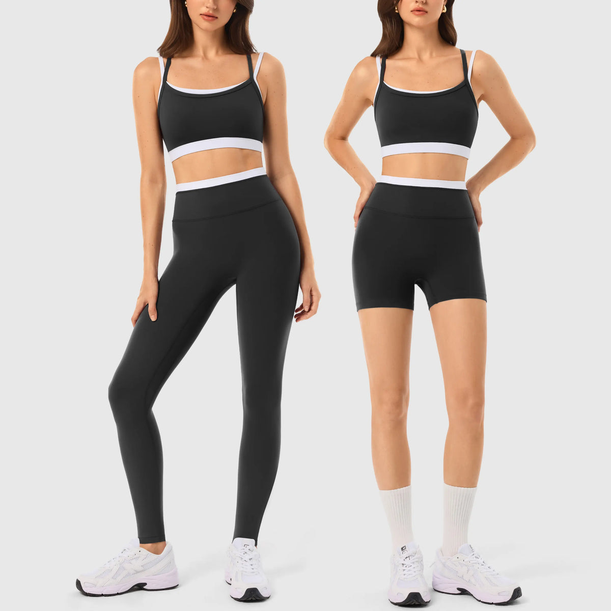 Elevate Your Workout with the INNO MINT Women's 2-Piece Matching Set: Seamless Yoga Leggings & Padded Sports Bra for Ultimate Comfort and Style