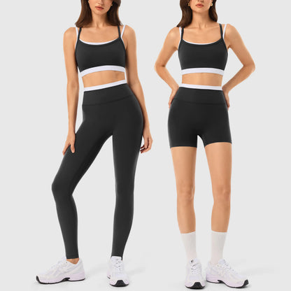 Elevate Your Workout with the INNO MINT Women's 2-Piece Matching Set: Seamless Yoga Leggings & Padded Sports Bra for Ultimate Comfort and Style