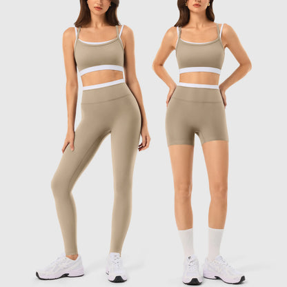Elevate Your Workout with the INNO MINT Women's 2-Piece Matching Set: Seamless Yoga Leggings & Padded Sports Bra for Ultimate Comfort and Style