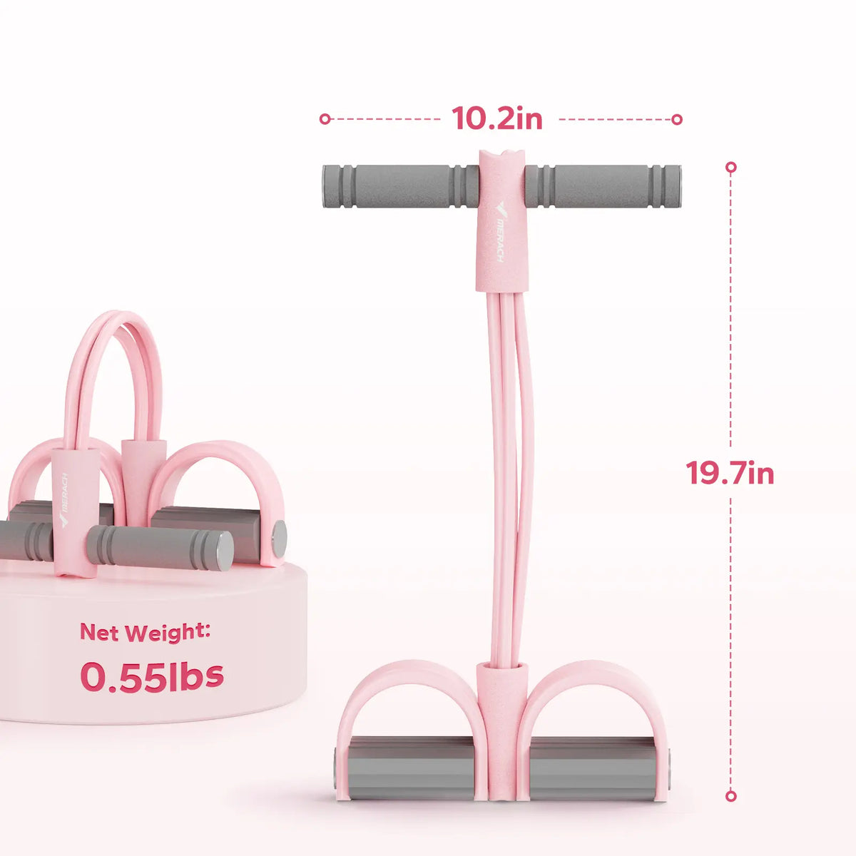 Transform Your Home Workouts with the Merach Multifunction Pedal Resistance Band - Achieve Full-Body Fitness Anytime!