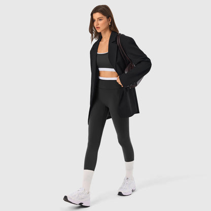 Elevate Your Workout with the INNO MINT Women's 2-Piece Matching Set: Seamless Yoga Leggings & Padded Sports Bra for Ultimate Comfort and Style