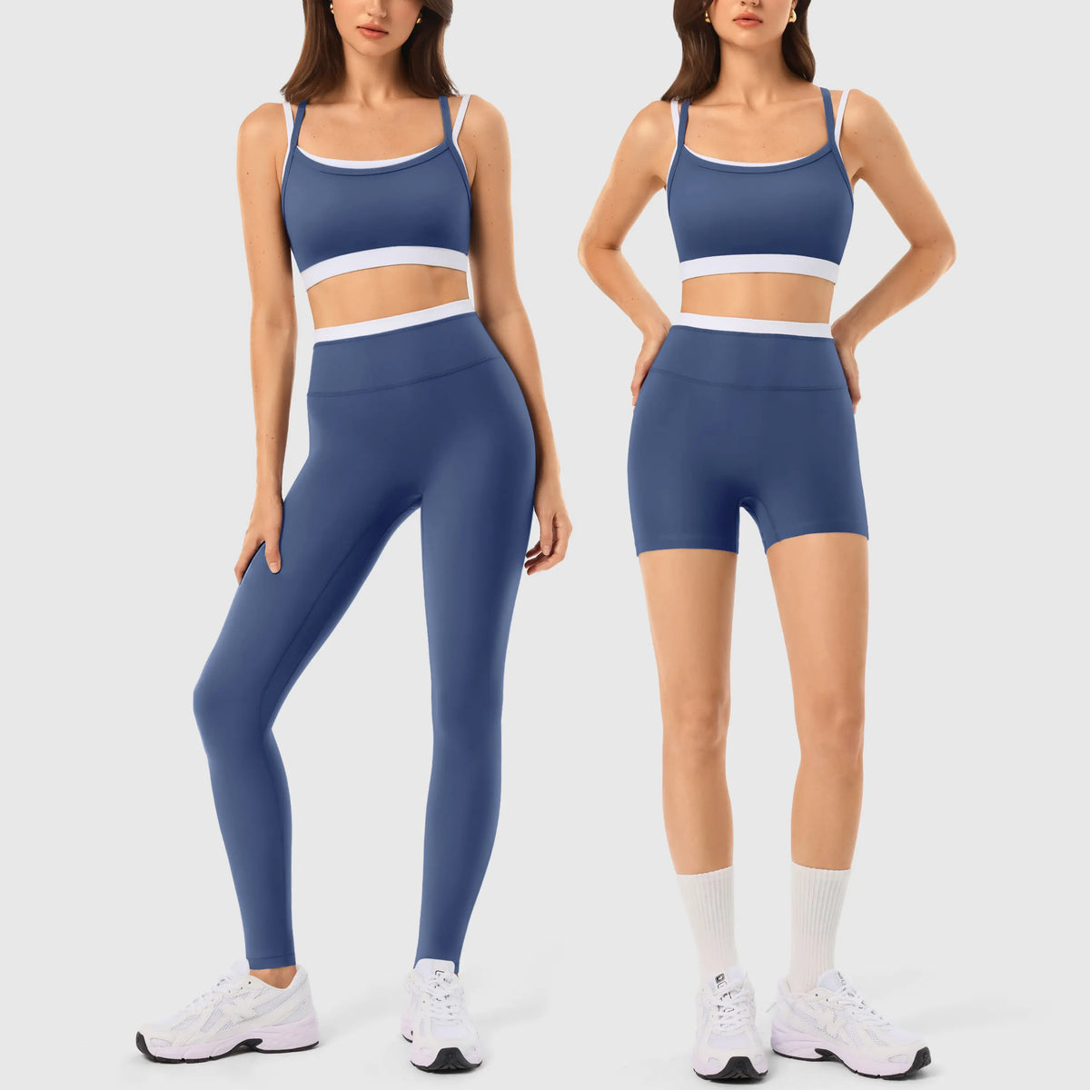 Elevate Your Workout with the INNO MINT Women's 2-Piece Matching Set: Seamless Yoga Leggings & Padded Sports Bra for Ultimate Comfort and Style