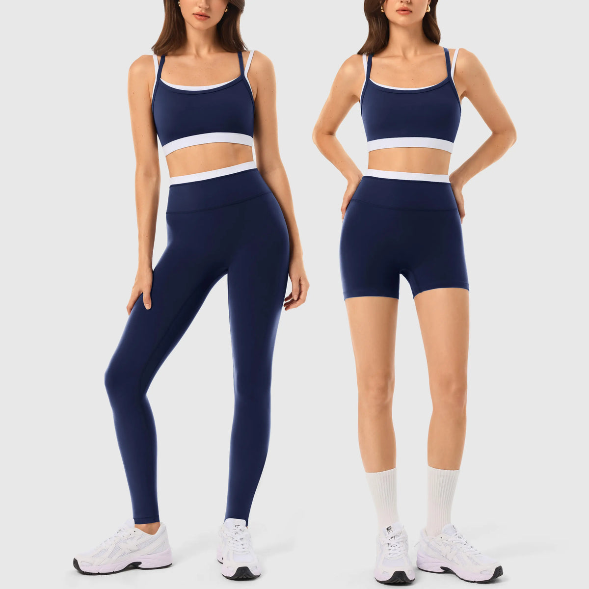 Elevate Your Workout with the INNO MINT Women's 2-Piece Matching Set: Seamless Yoga Leggings & Padded Sports Bra for Ultimate Comfort and Style